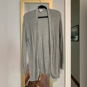 Light Heather Grey Cardigan Ava & Viv